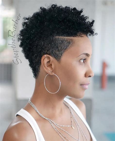 short natural black female haircuts